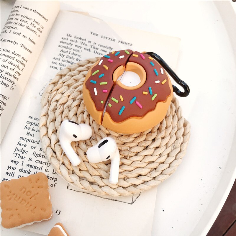 Cartoon Donuts Airpods Case