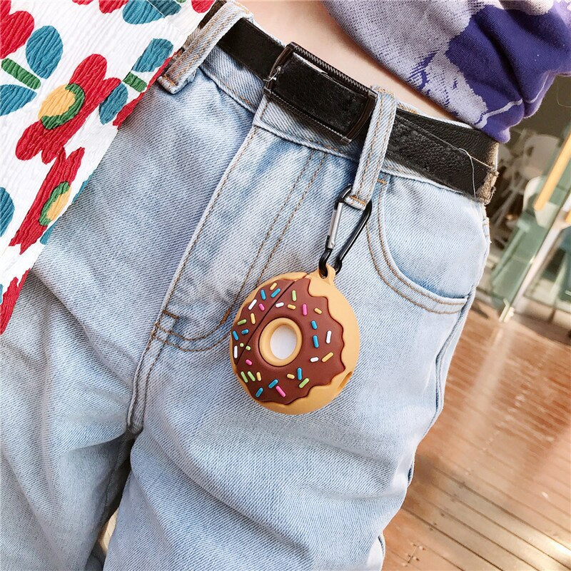 Cartoon Donuts Airpods Case