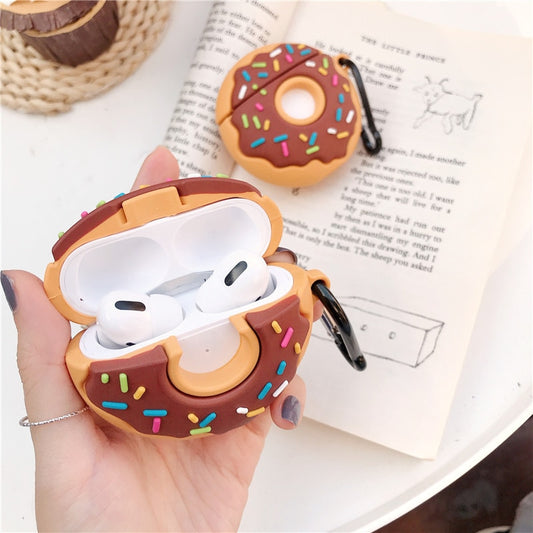 Cartoon Donuts Airpods Case